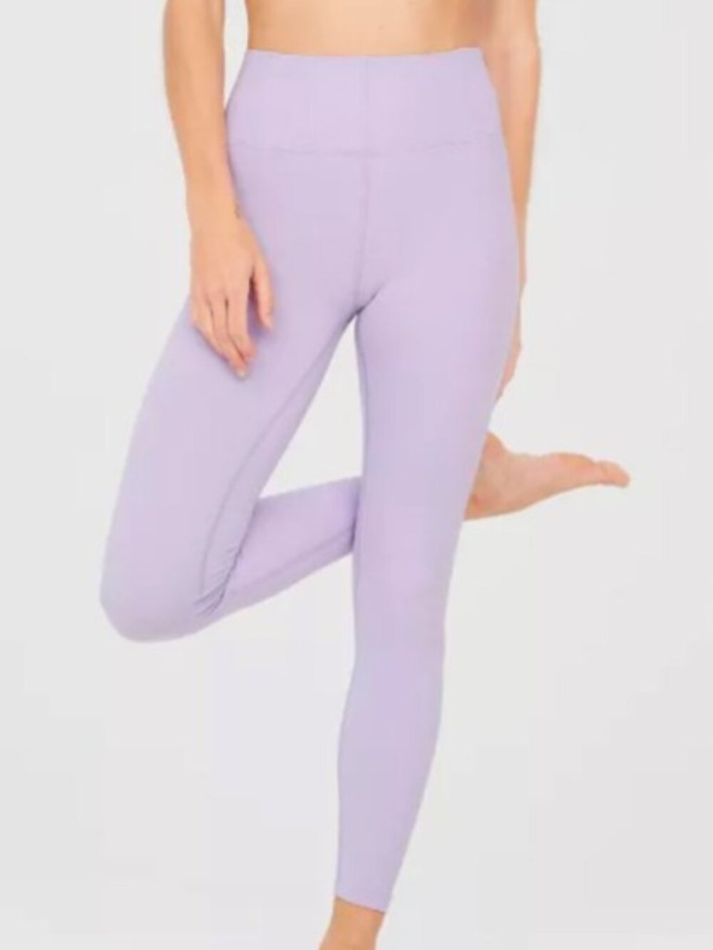 aerie Goals ribbed leggings - lavender size Large